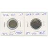 Image 1 : 1942 5 Cent & 10 Cent USA Coins