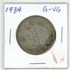 Image 1 : 1934 CDN 50 cent G-VG