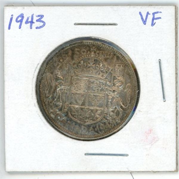 1943 CDN 50 cent VF