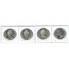 Image 2 : 4 CDN Silver Dollars 1964/1965/1966/1967 AU to UNC