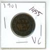 Image 1 : 1901 Canadian 1 Cent Coin