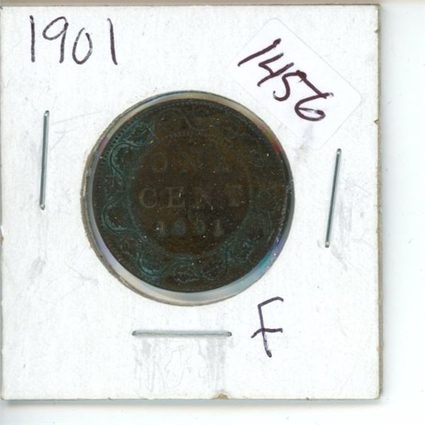 1901 Canadian 1 Cent Coin
