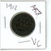 Image 1 : 1902 Canadian 1 Cent Coin