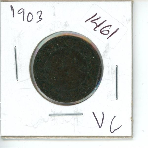 1903 Canadian 1 Cent Coin