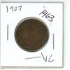 Image 1 : 1907 Canadian 1 Cent Coin