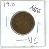 Image 1 : 1910 Canadian 1 Cent Coin