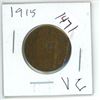 Image 1 : 1915 Canadian 1 Cent Coin