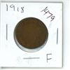 Image 1 : 1918 Canadian 1 Cent Coin'