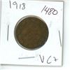 Image 1 : 1918 Canadian 1 Cent Coin