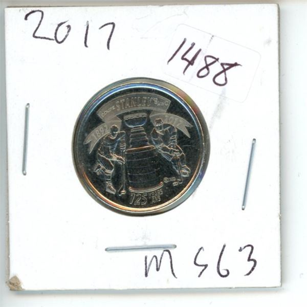 2015 Canadian 25 Cent Commemorative Coin - Stanley Cup