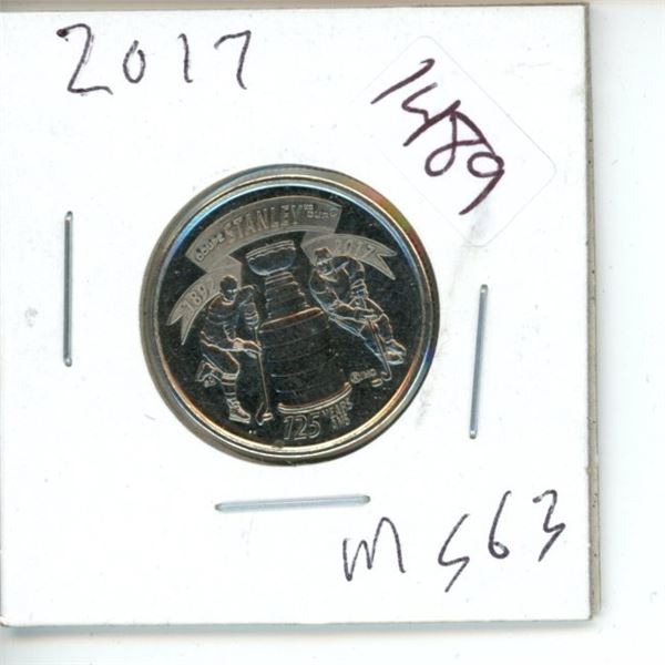2015 Canadian 25 Cent Commemorative Coin - Stanley Cup