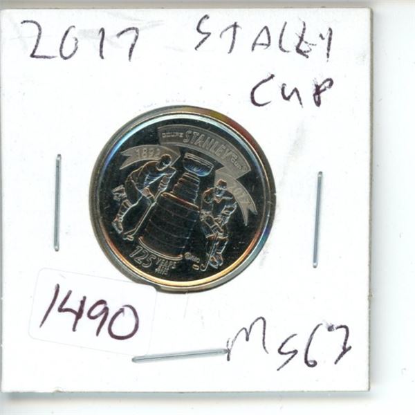2015 Canadian 25 Cent Commemorative Coin - Stanley Cup