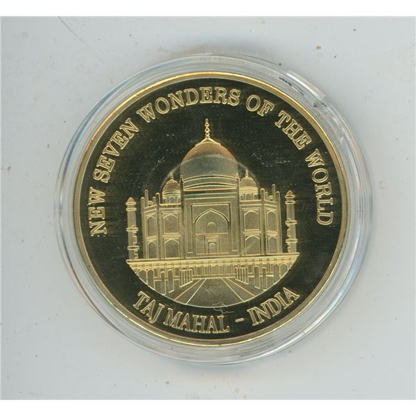 New 7 Wonders of The World Token - Taj Mahal 2007