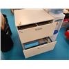 Image 2 : WHITE 2 DRAWER 33"W X 17"D X 37"H LATERAL FLOATING FILE CABINET