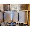 Image 2 : BAY OF APPROXIMATELY 30 BOXES OF 20 X 24 ASSORTED NATURAL, WHITE, BLACK NEW ZEALAND PINE