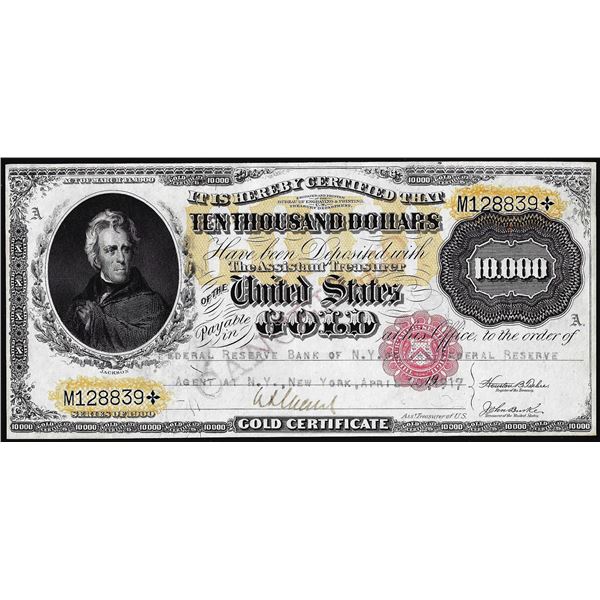 1900 $10,000 Gold Certificate Note