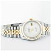 Image 4 : Rolex Men's Two Tone Mother Of Pearl Roman Oyster Perpetual Datejust Watch