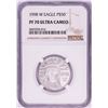 Image 1 : 1998-W $50 Proof American Platinum Eagle Coin PCGS PF70 Ultra Cameo