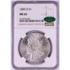 Image 1 : 1880-O $1 Morgan Silver Dollar Coin NGC MS63 CAC
