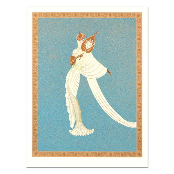 Erte (1892-1990) "Tanagra Turquoise" Limited Edition Serigraph on Paper