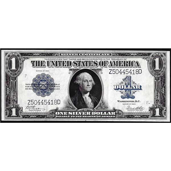 1923 $1 Silver Certificate Note
