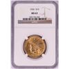 Image 1 : 1926 $10 Indian Head Eagle Gold Coin NGC MS63