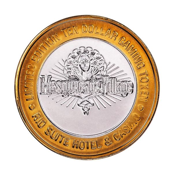 .999 Silver Rio Suite Hotel & Casino Las Vegas, NV $10 Limited Edition Gaming Token