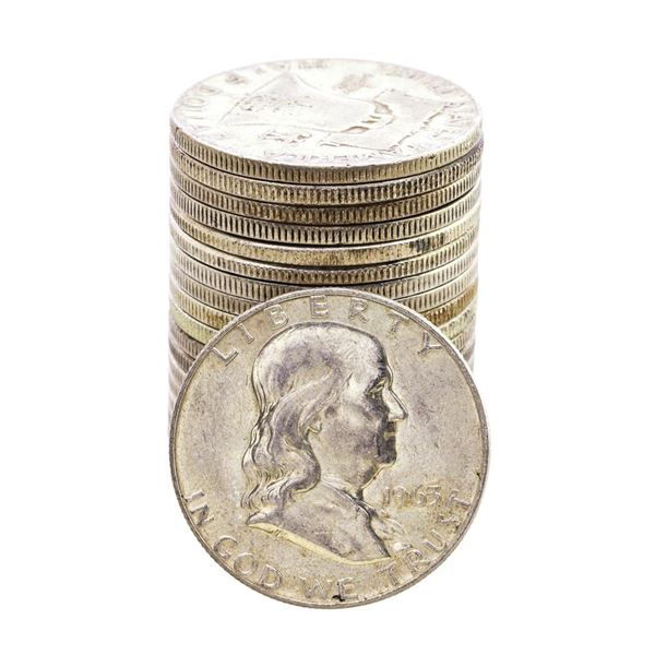 Roll of (20) Mixed Date Franklin Half Dollar Coins