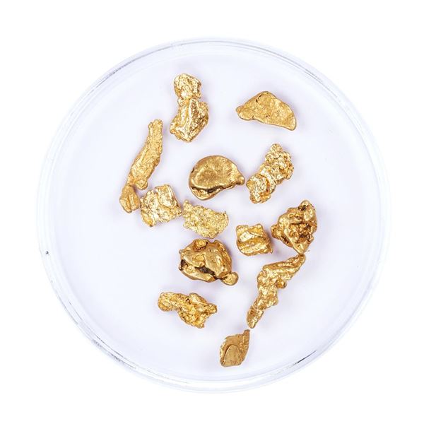 Lot of Gold Nuggets 4.00 Grams Total Weight