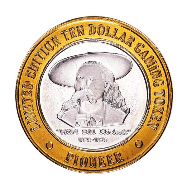 .999 Fine Silver Pioneer Laughlin, Nevada $10 Limited Edition Gaming Token