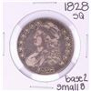 Image 1 : 1828 Sq. Base 2 Small 8 Capped Bust Half Dollar Coin