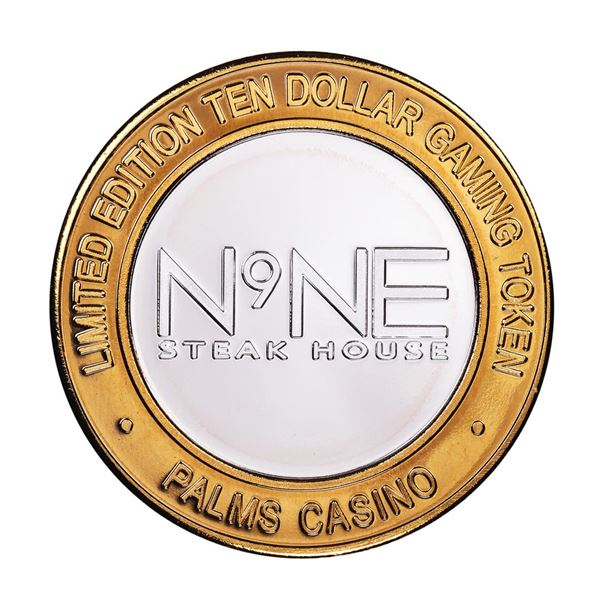 .999 Silver Palms Casino Las Vegas, Nevada $10 Limited Edition Gaming Token