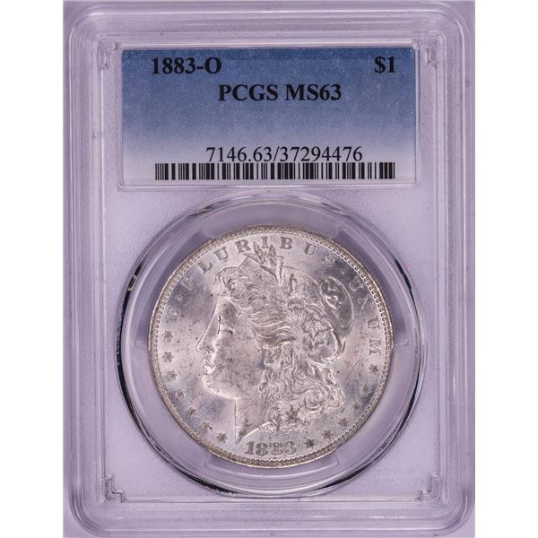 1883-O $1 Morgan Silver Dollar Coin PCGS MS63