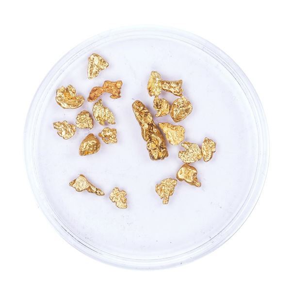 Lot of Gold Nuggets 2.50 Grams Total Weight