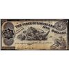 Image 1 : 1863 $5 The State of Louisiana Baton Rouge, LA Obsolete Banknote