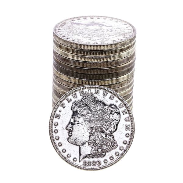 Lot of (20) Pre-1921 $1 Morgan Silver Dollar Coins