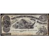 Image 1 : 1863 $5 The State of Louisiana Baton Rouge, LA Obsolete Banknote