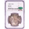 Image 1 : 1884-O $1 Morgan Silver Dollar Coin NGC MS64 CAC Nice Toning