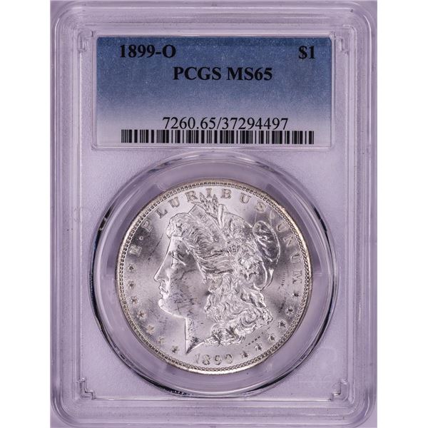 1899-O $1 Morgan Silver Dollar Coin PCGS MS65