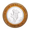 Image 1 : .999 Fine Silver Pioneer Laughlin, Nevada $10 Limited Edition Gaming Token
