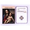 Image 1 : 1555 KB Hungary Denar 'Madonna and Child' Coin NGC XF40 w/ Story Box