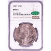 Image 1 : 1881-S $1 Morgan Silver Dollar Coin NGC MS64 CAC Nice Toning