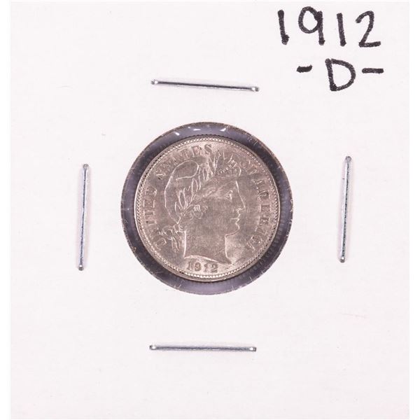 1912-D Barber Dime Coin