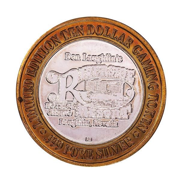 .999 Silver Riverside Resort Casino Laughlin, NV $10 Limited Edition Gaming Token