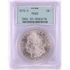 Image 1 : 1879-S $1 Morgan Silver Dollar Coin PCGS MS65 OGH