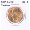 Image 1 : 1910 $10 Indian Head Eagle Gold Coin