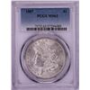 Image 1 : 1887 $1 Morgan Silver Dollar Coin PCGS MS63