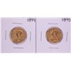 Image 1 : Lot of 1894-1895 Great Britain Sovereign Gold Coins