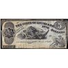 Image 1 : 1863 $5 The State of Louisiana Baton Rouge, LA Obsolete Banknote