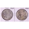 Image 1 : Lot of (2) 1900 $1 Morgan Silver Dollar Coins